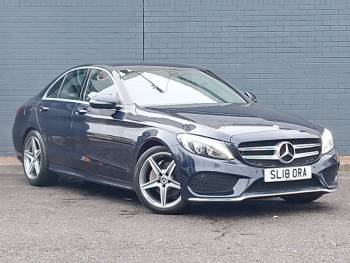 2018 (18) Mercedes-Benz C Class C220d AMG Line 4dr 9G-Tronic