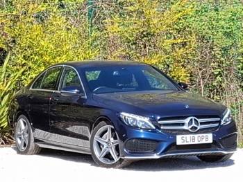 2018 (18) Mercedes-Benz C Class C220d AMG Line 4dr 9G-Tronic