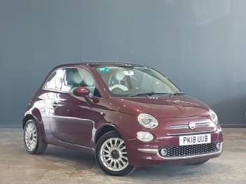2018 (18) Fiat 500 1.2 Lounge 3dr