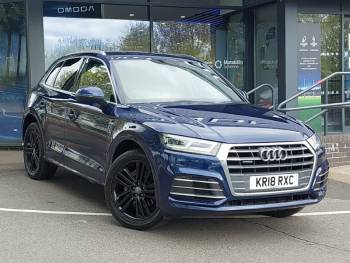 2018 (18) Audi Q5 2.0 TDI Quattro S Line 5dr S Tronic
