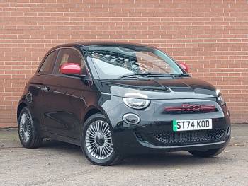 2024 (74) Fiat 500 87kW Red 42kWh 3dr Auto