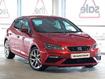 2018 (18) Seat Leon FR Technology 1.4 TSI 5Dr in White. 14k Miles. 1 Owner.  2 Services. £14,990 