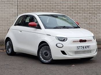 2024 (74) Fiat 500 87kW Red 42kWh 3dr Auto