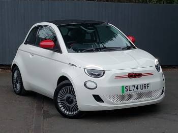 2024 (74) Fiat 500C 87kW Red 42kWh 2dr Auto