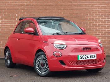 2024 (24) Fiat 500C 87kW Red 42kWh 2dr Auto