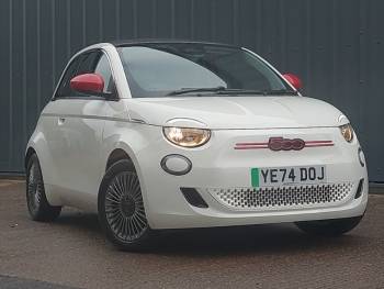 2024 (24) Fiat 500C 87kW Red 42kWh 2dr Auto