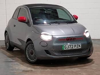 2022 (72) Fiat 500C 87kW Red 42kWh 2dr Auto