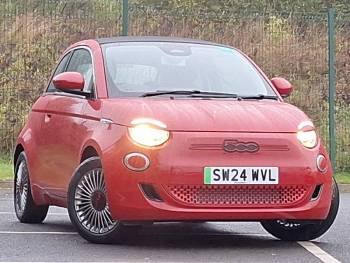 2024 (24) Fiat 500C 87kW Red 42kWh 2dr Auto