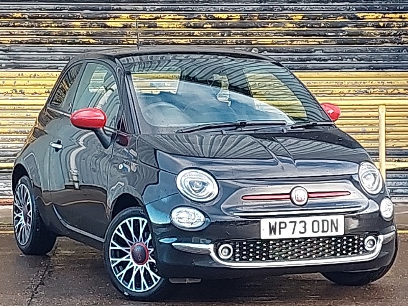 Nearly New 2023 (73) Fiat 500 1.0 Mild Hybrid Red 3dr in Dunfermline