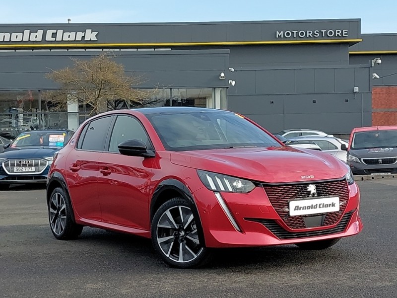 Nearly New 2023 (73) Peugeot 208 100kW GT Premium 50kWh 5dr
