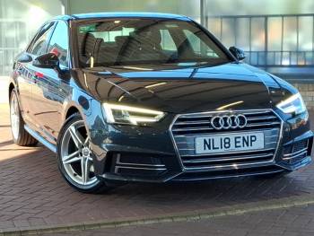 2018 (18) Audi A4 2.0 TDI S Line 4dr [Leather/Alc]