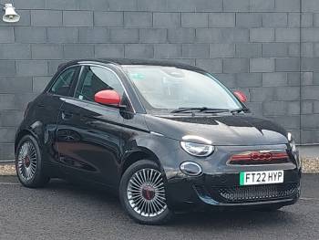 2022 (22) Fiat 500 87kW Red 42kWh 3dr Auto