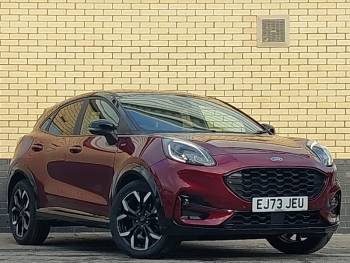 2023 (73) Ford Puma 1.0 EcoBoost Hybrid mHEV Vivid Ruby Edition 5dr
