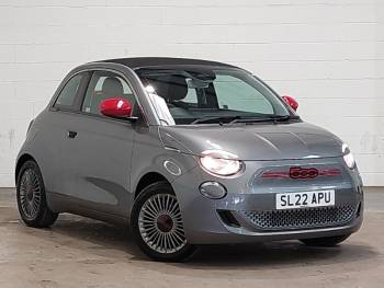 2022 (22) Fiat 500C 87kW Red 42kWh 2dr Auto
