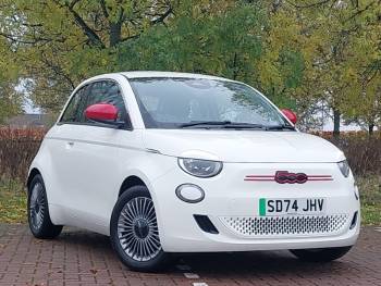 2024 (74) Fiat 500 87kW Red 42kWh 3dr Auto