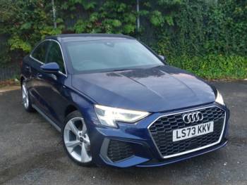 2023 (73) Audi A3 35 TFSI S Line 4dr S Tronic [Comfort+Sound]