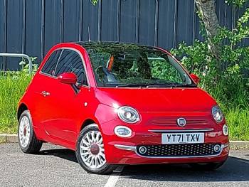 2021 (71) Fiat 500 1.0 Mild Hybrid Red 3dr