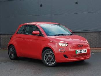 2022 (22) Fiat 500 70kW Red 24kWh 3dr Auto