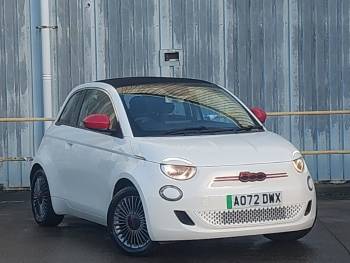 2022 (72) Fiat 500C 87kW Red 42kWh 2dr Auto